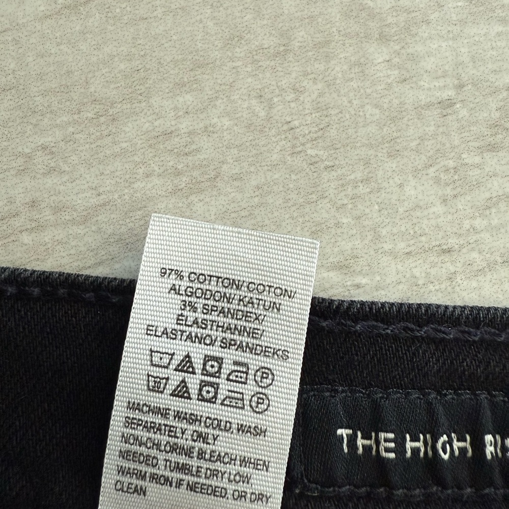 Lucky Brand Women's Distressed Black Jean Shorts - Picture 6 of 8